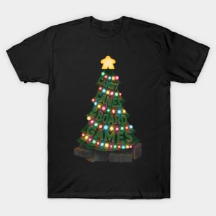 Board Gamer Christmas Tree T-Shirt